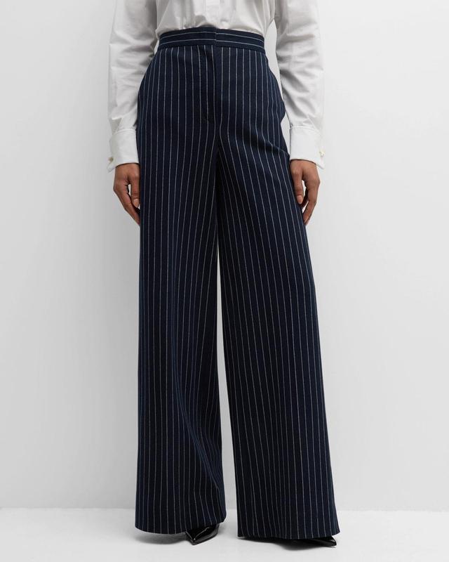 Benito Pinstripe Straight-Leg Trousers Product Image