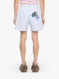 PRINTED DRAWSTRING SHORTS in blue | JW Anderson US  Product Image