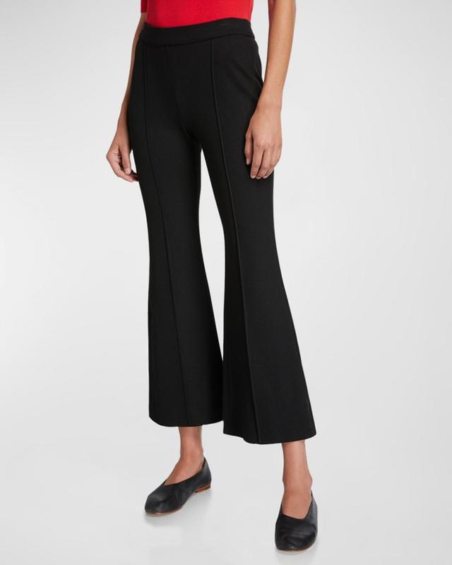 Womens Pull-On Cropped Flare Pants Product Image