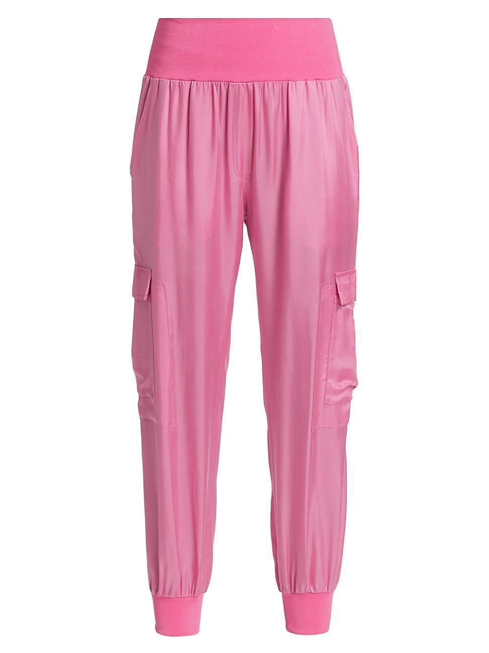 Womens Giles Satin Jogger Pants Product Image