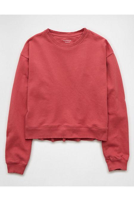 AE Cropped Crew Neck Pullover Sweatshirt Women's Product Image