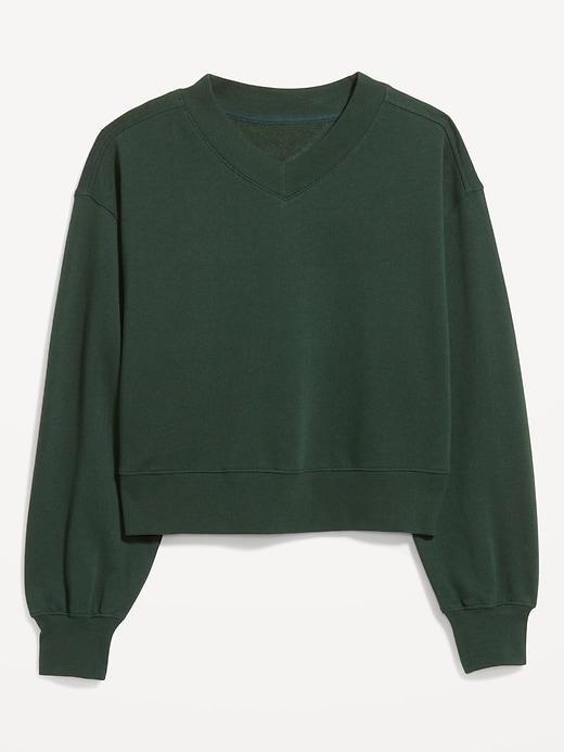 SoComfy Oversized V-Neck Sweatshirt Product Image