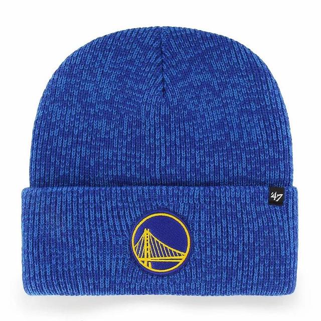 Mens 47 Royal Golden State Warriors Brain Freeze Cuffed Knit Hat Product Image