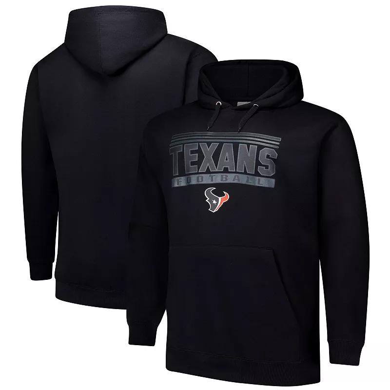 Mens Fanatics Houston Texans Big & Tall Pop Pullover Hoodie Product Image