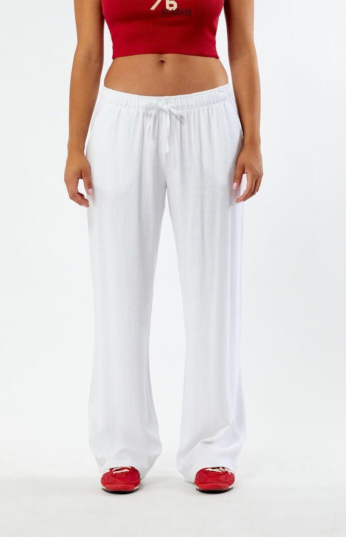 Women's Linen Pull-On Pants Product Image