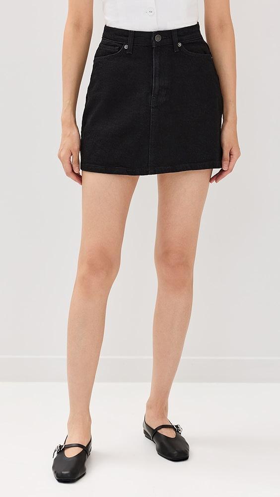 Reformation Lydia High Rise Denim Mini Skirt | Shopbop Product Image