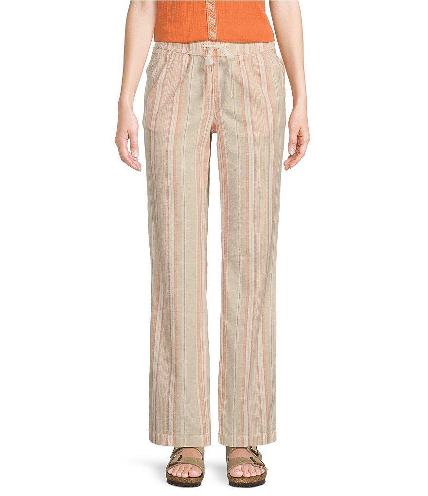 Aventura Breeze Striped Hemp Wide Leg Drawstring Pants product image