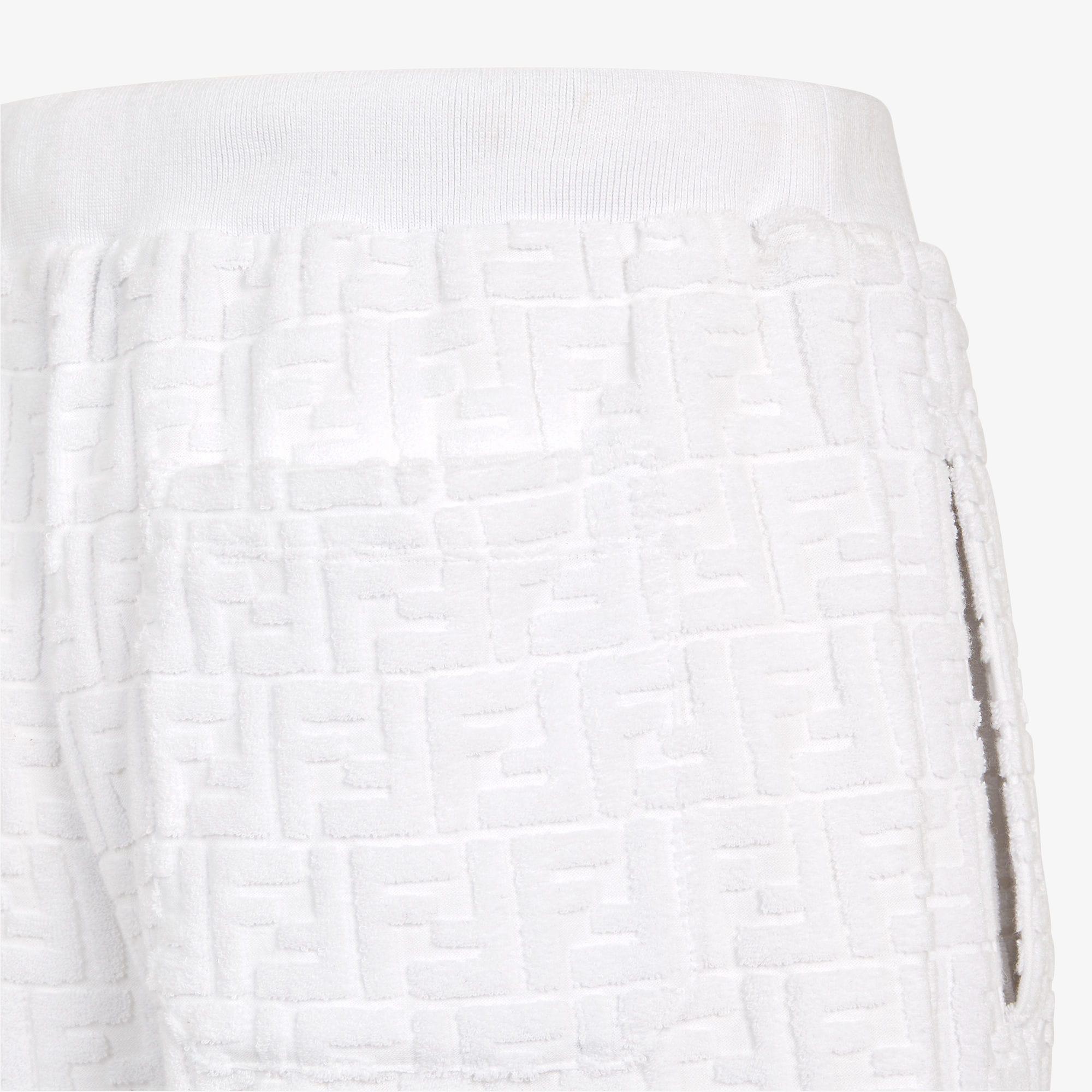 BermudasWhite FF terry shorts Product Image