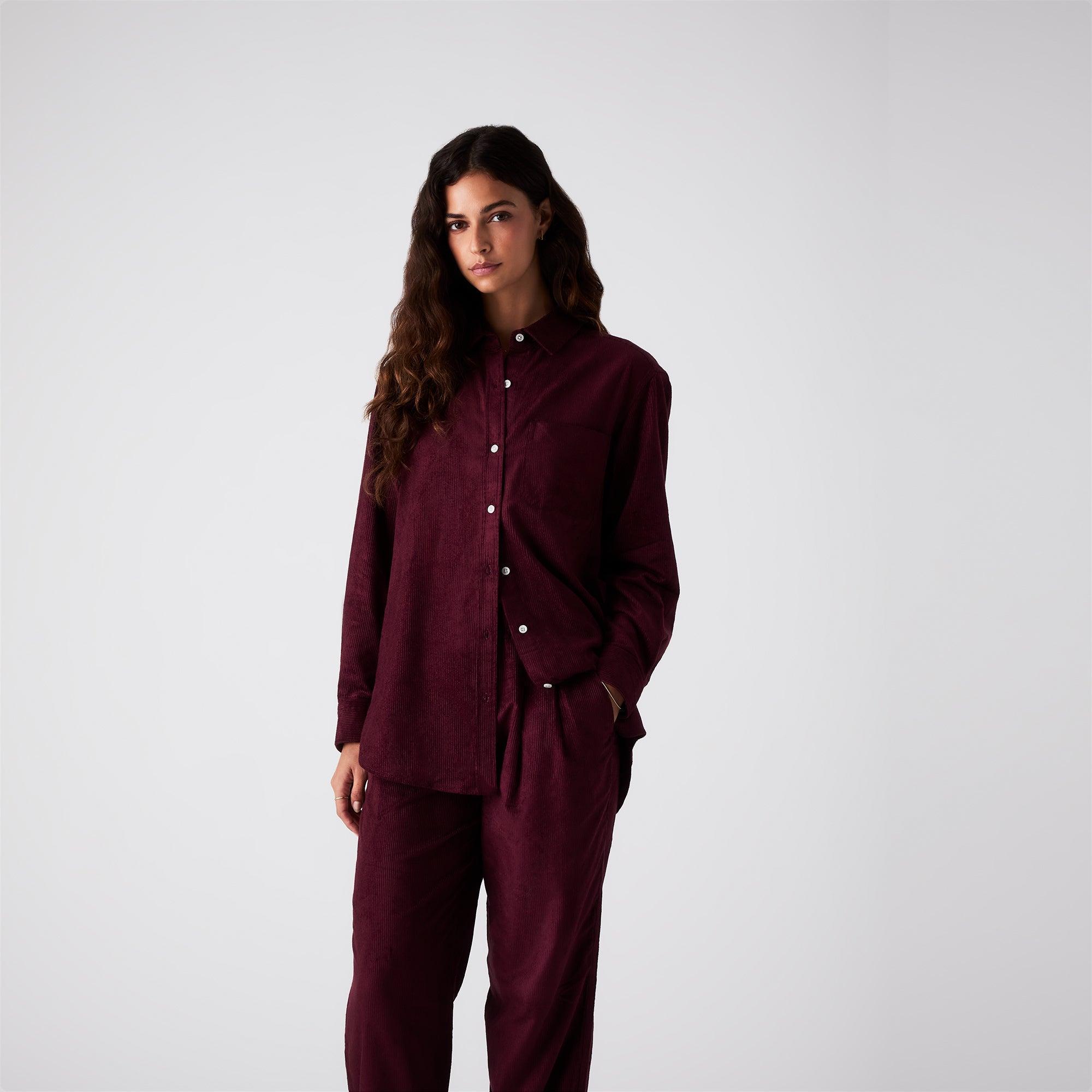 Kith Women Ora II Cord Shirt - Magma Female Product Image