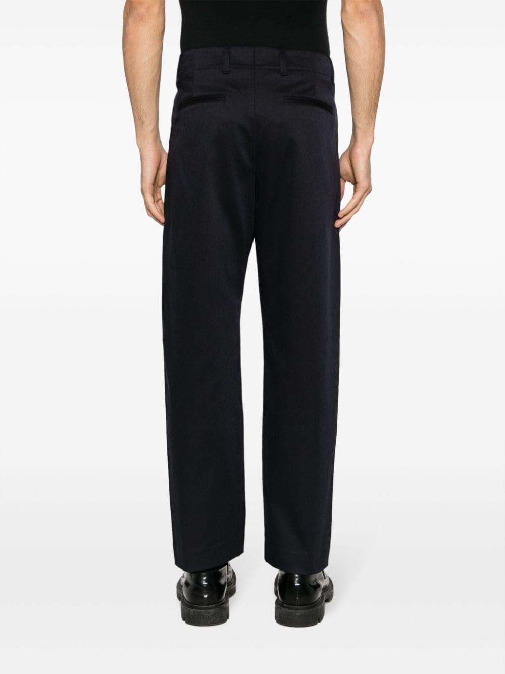 Shift Wool-blend Trousers In Blue Product Image