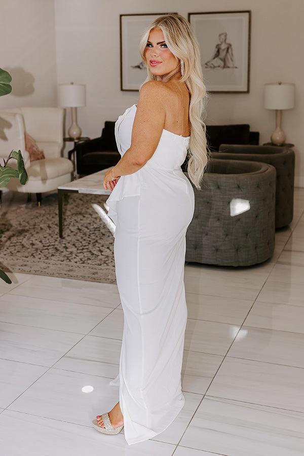 Back To You Maxi in White Curves Product Image