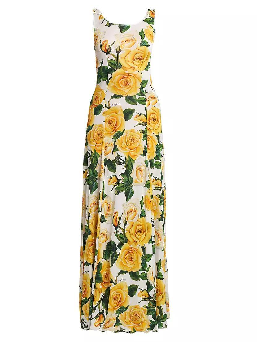 Rose Print Tank Gown product image