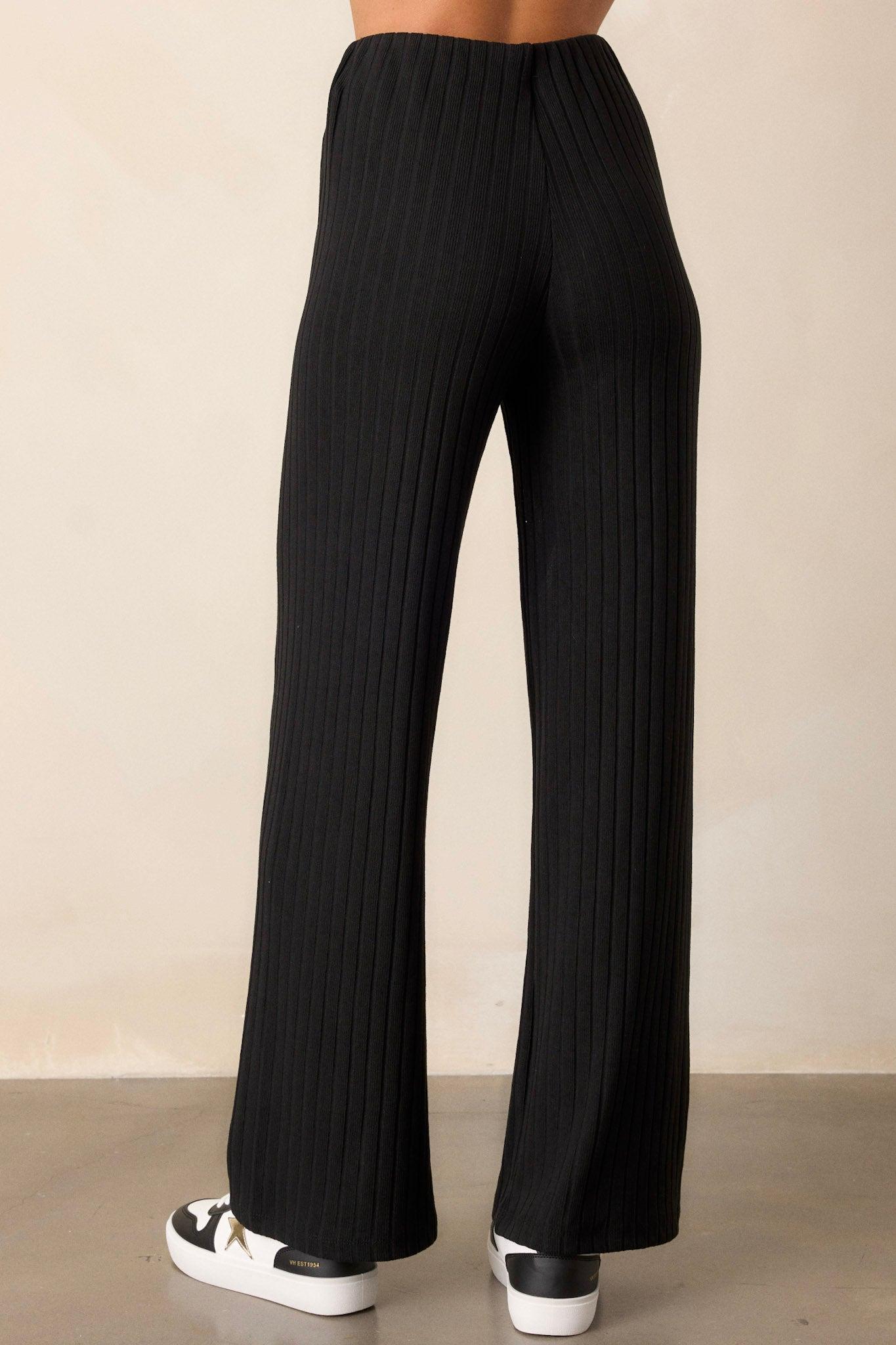 Z Supply Monte Black Rib Pants Product Image