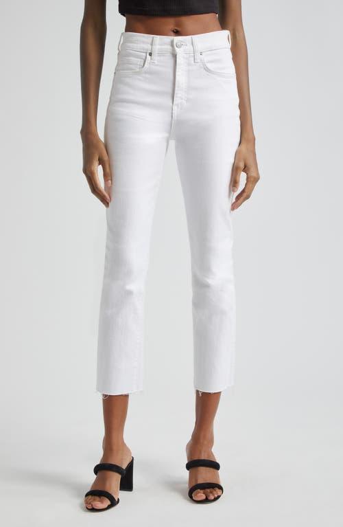 Veronica Beard Carly High Waist Raw Hem Kick Flare Jeans Product Image