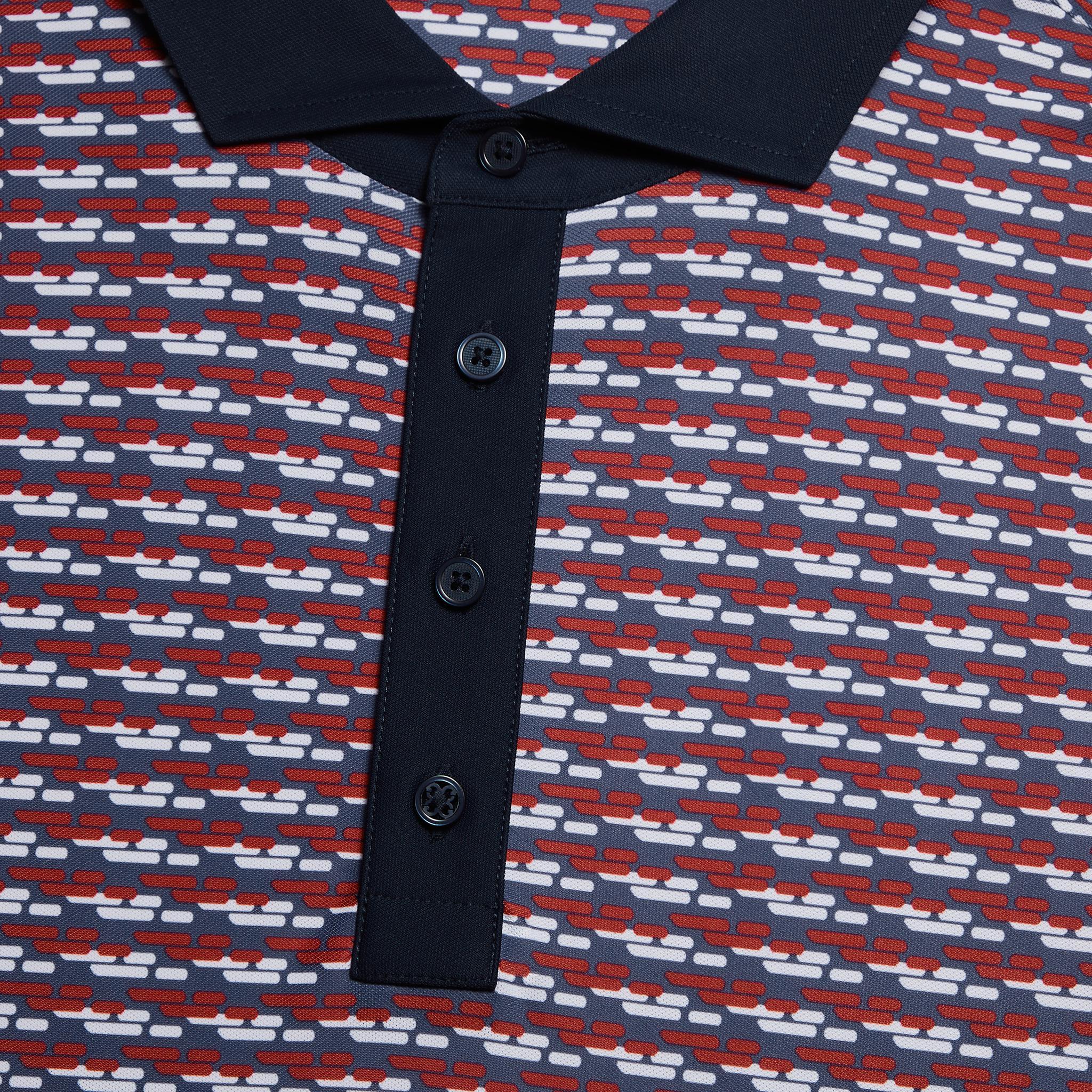 BRICK STRIPE TECH PIQUÉ POLO Product Image