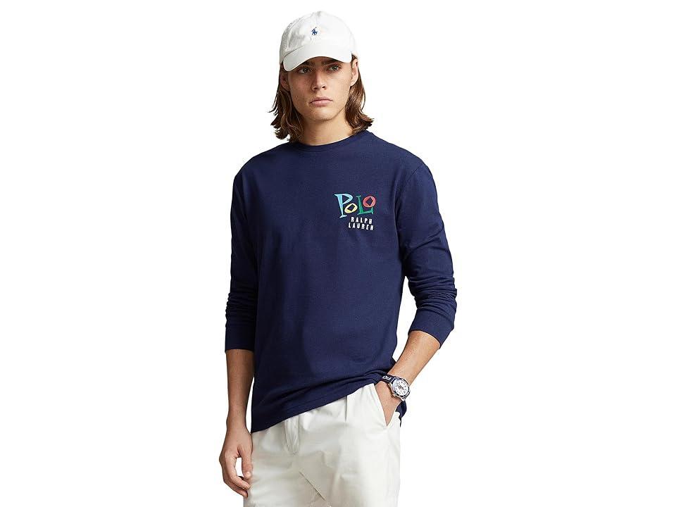 Polo Ralph Lauren Classic Fit Jazz-Print Jersey T-Shirt Men's T Shirt Product Image