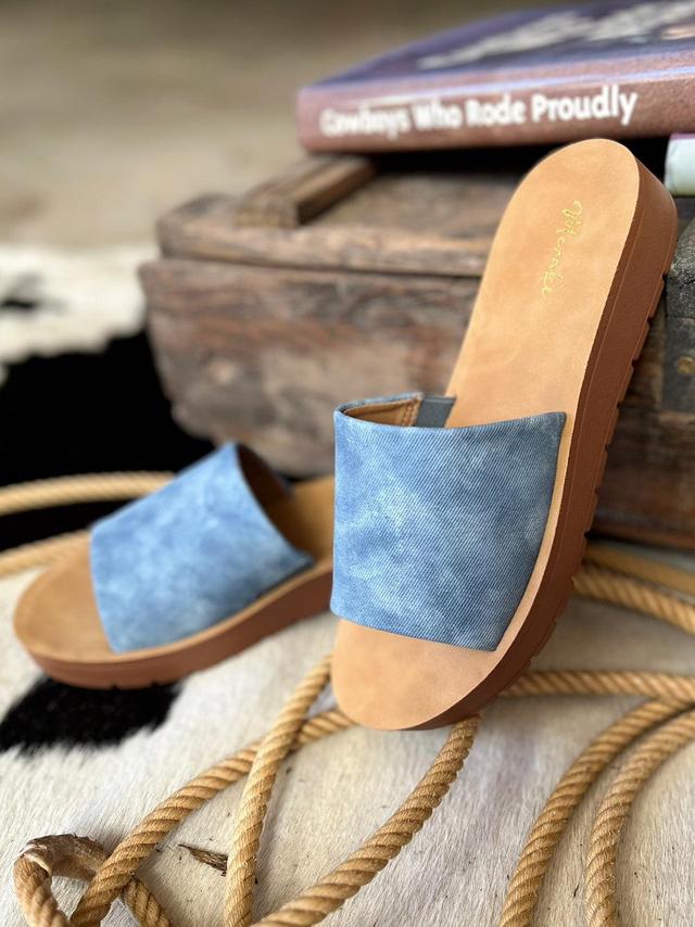 Vera Denim Slides* Product Image