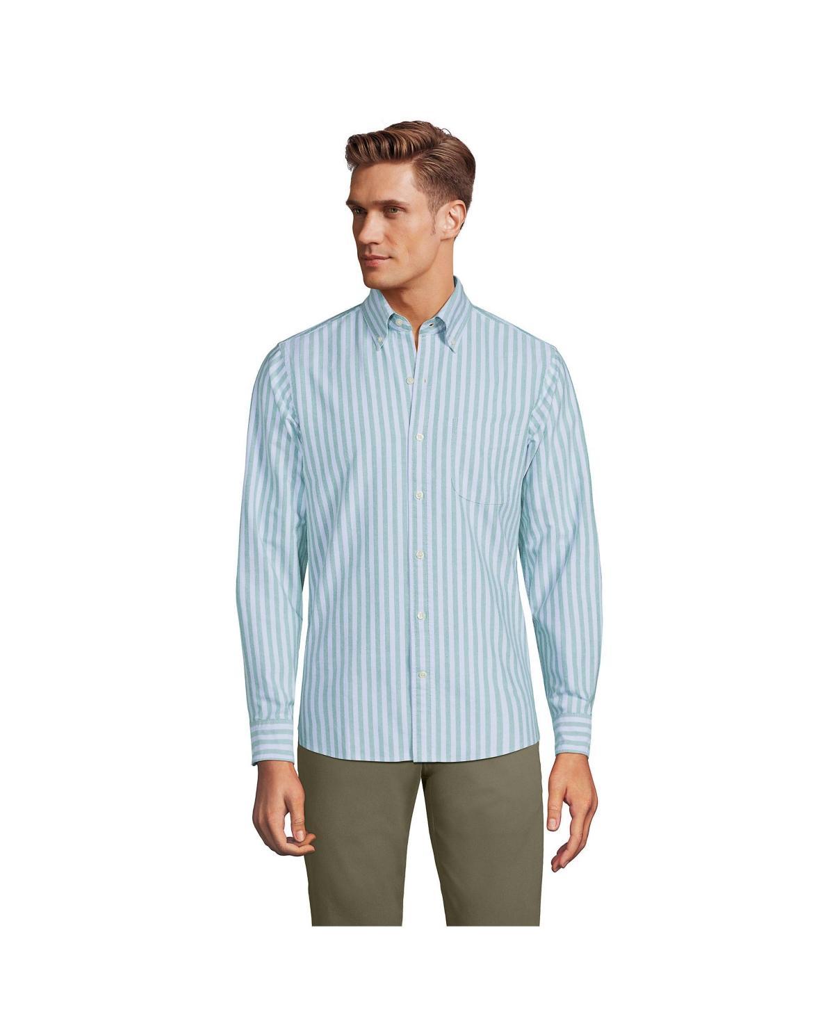 Mens Lands End Button-Down Sail Rigger Oxford Button-Down Shirt Product Image