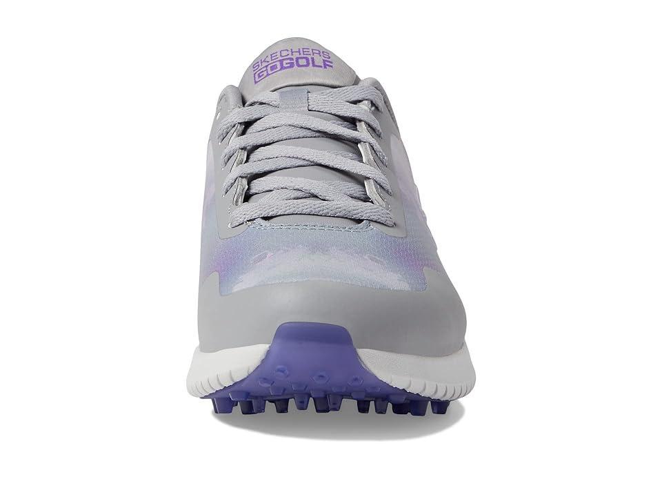 Skechers GO GOLF Go Golf Max 2-Splash (Gray/Purple) Women's Shoes Product Image