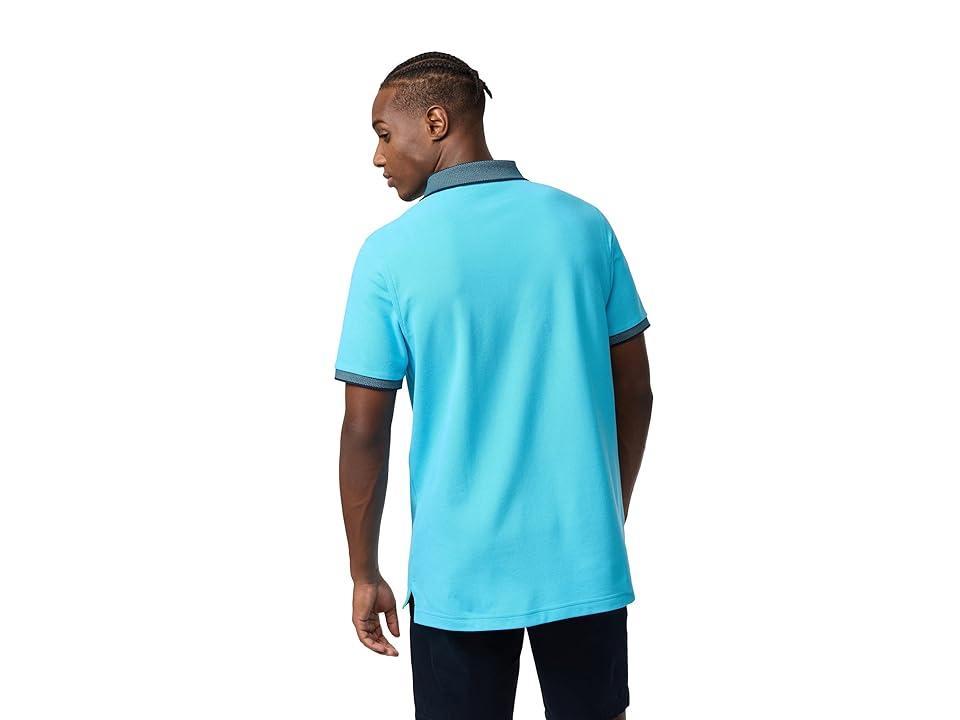 Psycho Bunny Montebello Pique Polo (Aquarius) Men's Short Sleeve Knit Product Image