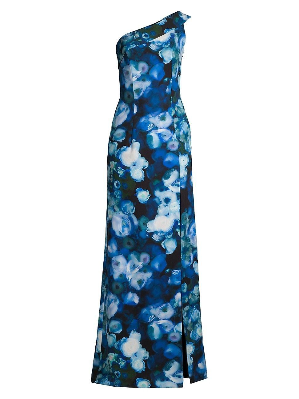 Womens Dolan Floral One-Shoulder Gown Product Image