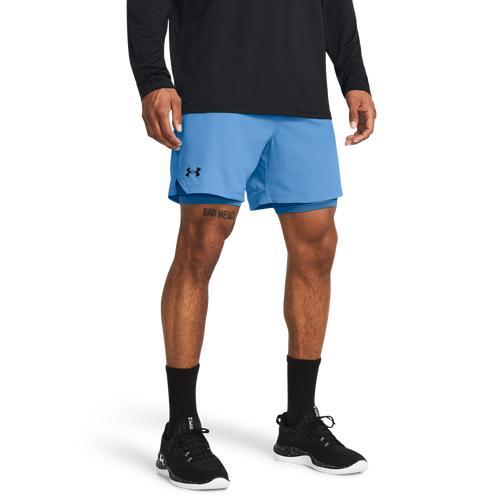 Under Armour Mens Under Armour Vanish Woven Shorts With Heat Gear - Mens Black/Black Product Image