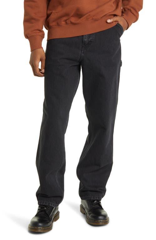 Mens Single Knee Straight-Leg Pants Product Image