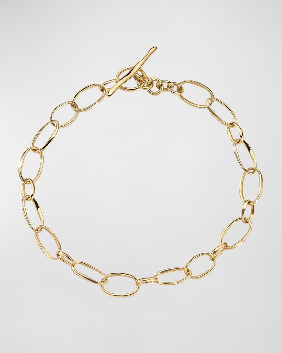 Small Scultura Link Bracelet in 18K Gold Product Image