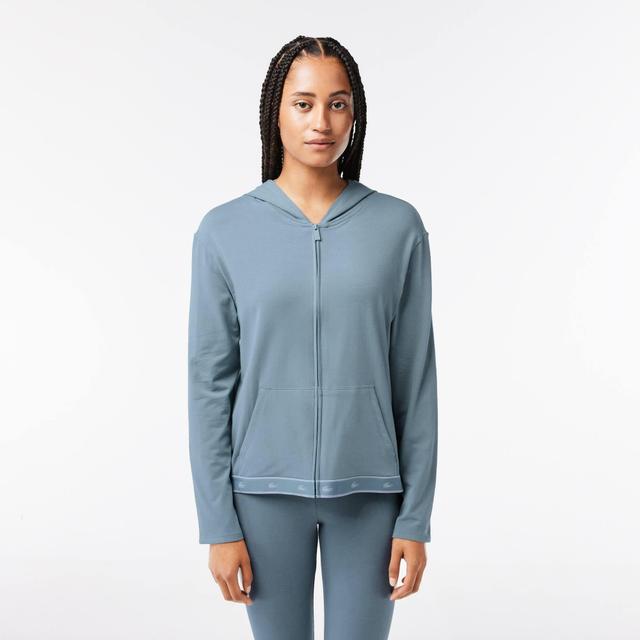 Zip-Up Loungewear Hoodie Product Image