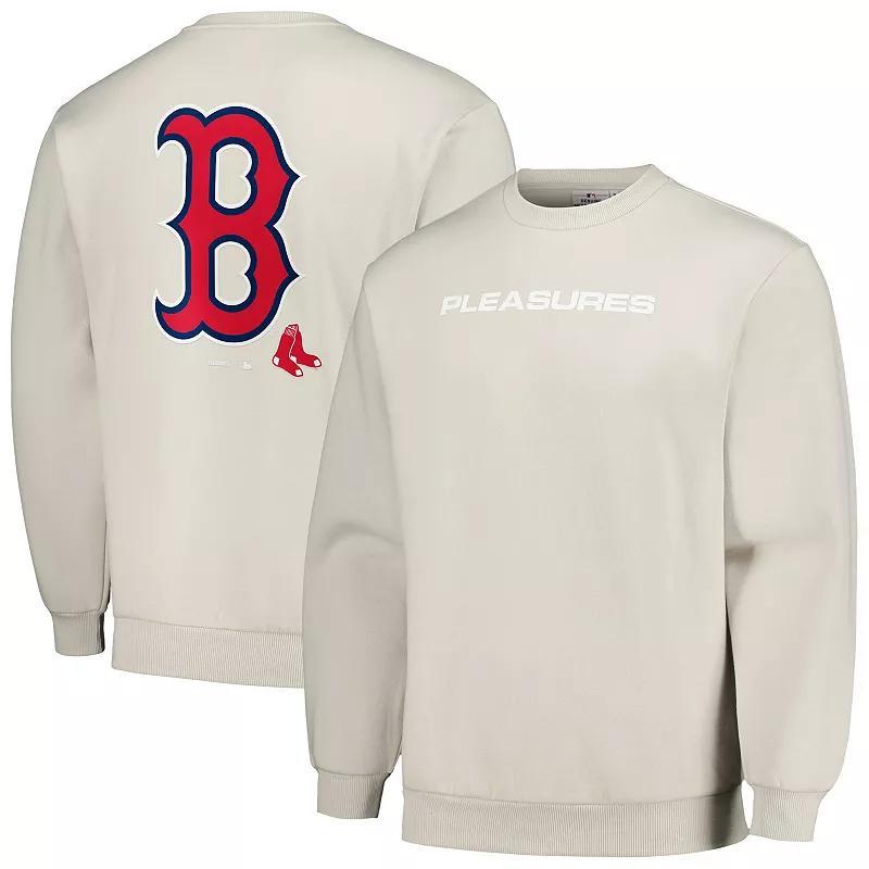 Mens Gray Boston Red Sox Ballpark Pullover Sweatshirt Product Image