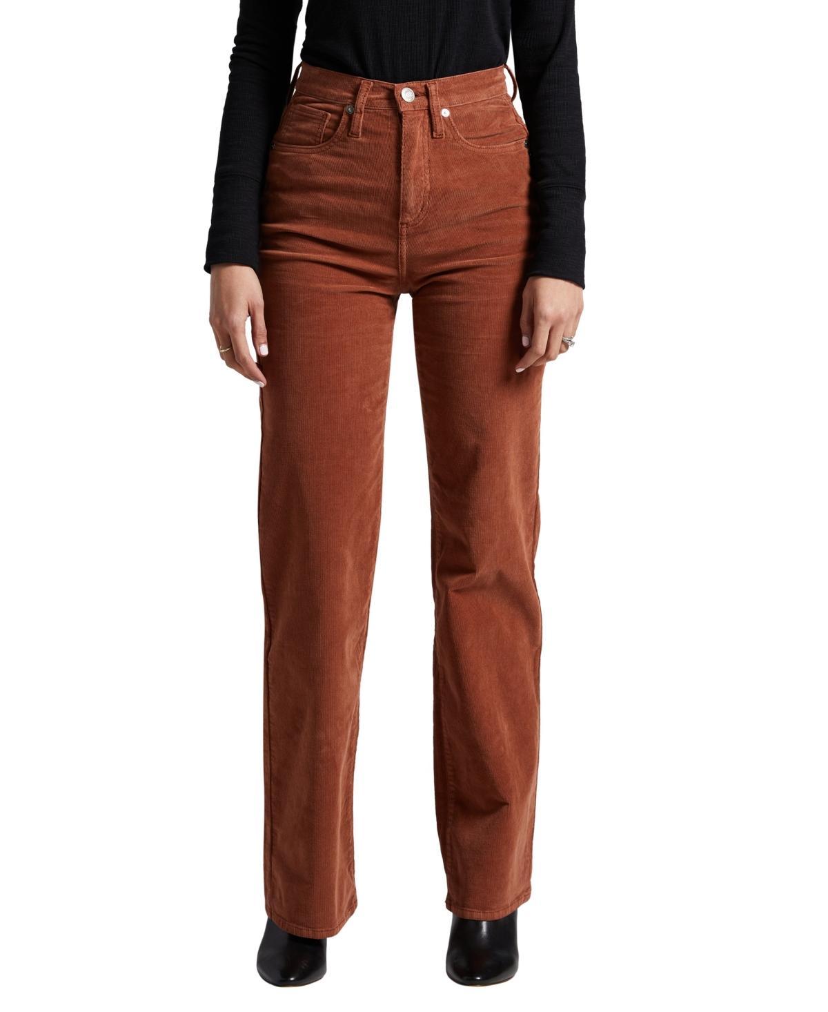 Womens Highly Desirable High Rise Trouser Leg Pants Product Image