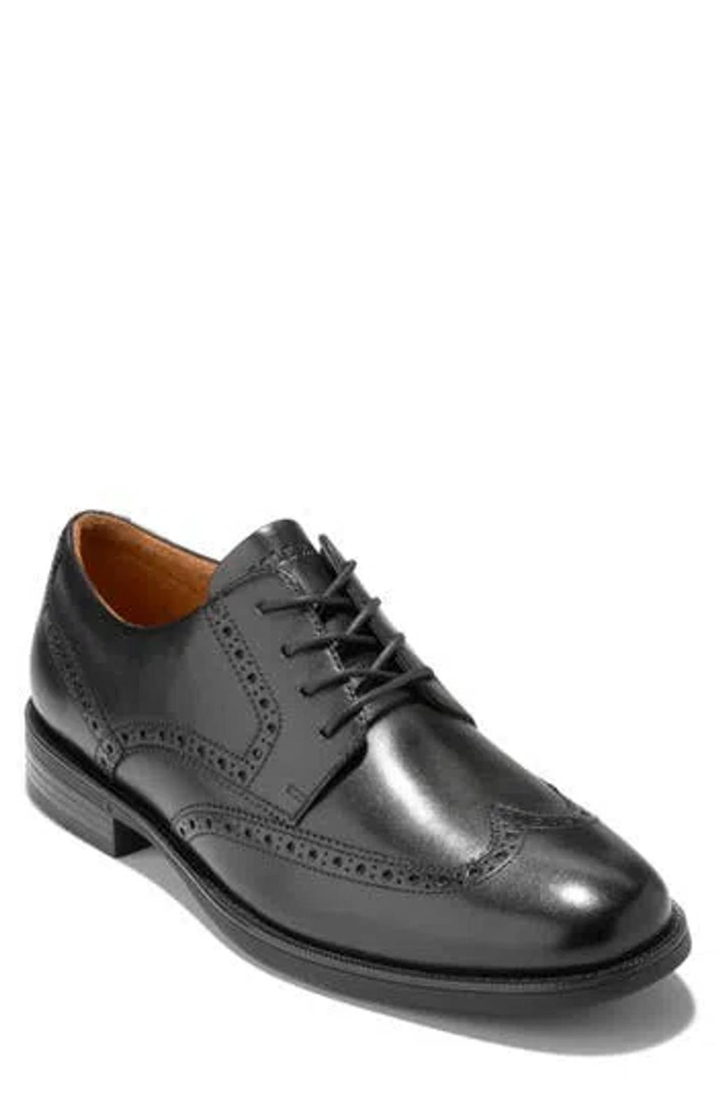 COLE HAAN Bedford Wingtip Oxford In Black Product Image