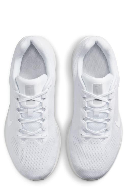 NIKE Air Winflo 11 Running Shoe In White/white/pure Platinum Product Image