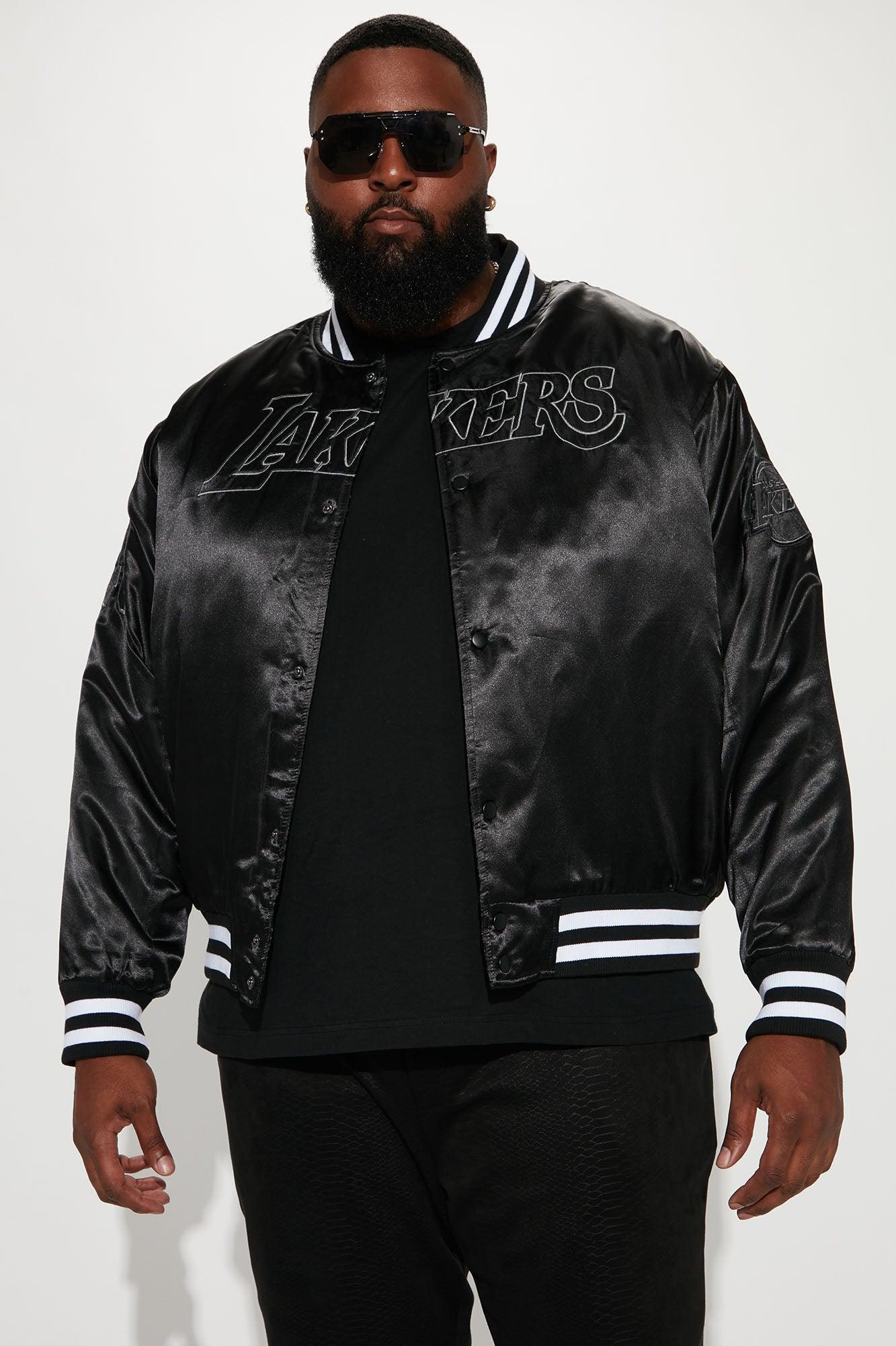 Lakers Out Varsity Jacket - Black Product Image