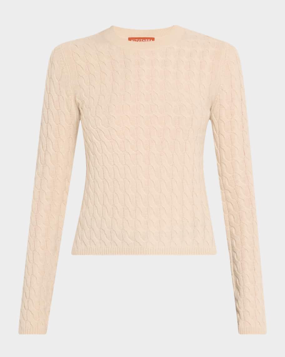 Milla Cable Cashmere Sweater Product Image