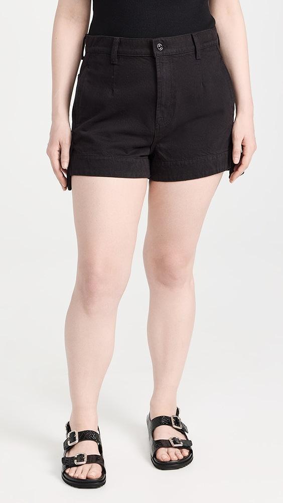 7 For All Mankind Tailored Slouch Shorts | Shopbop Product Image