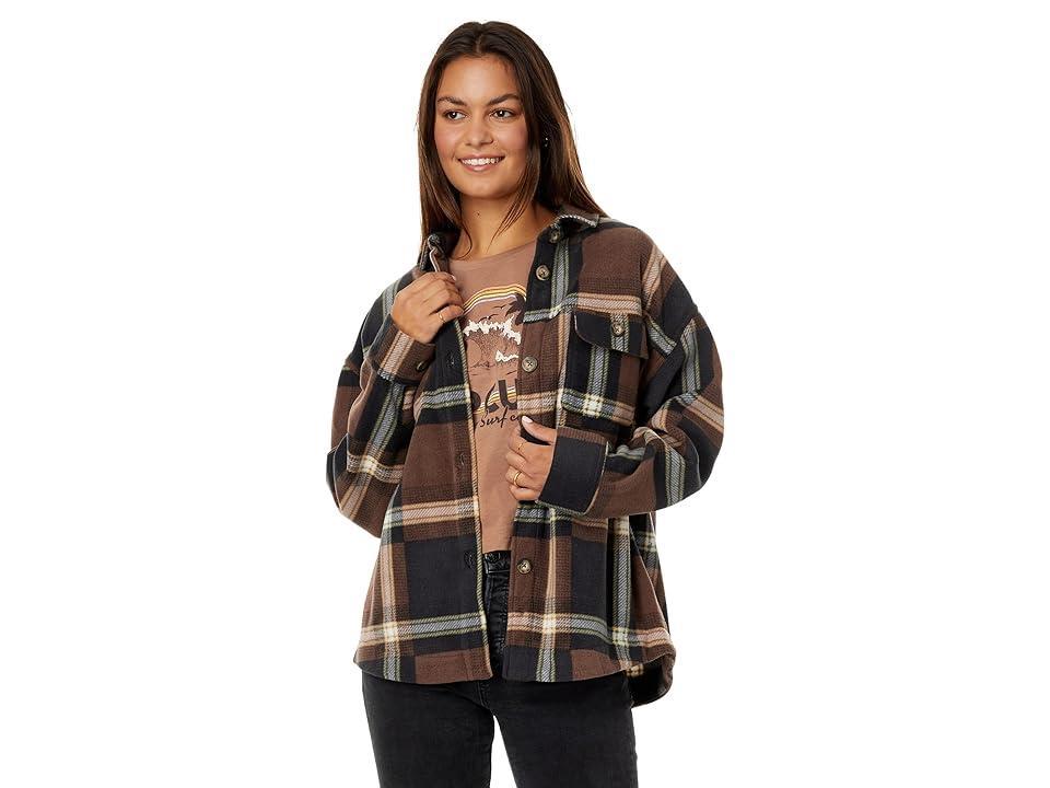 Rip Curl Sun Club Long Sleeve Flannel Women's Clothing Product Image