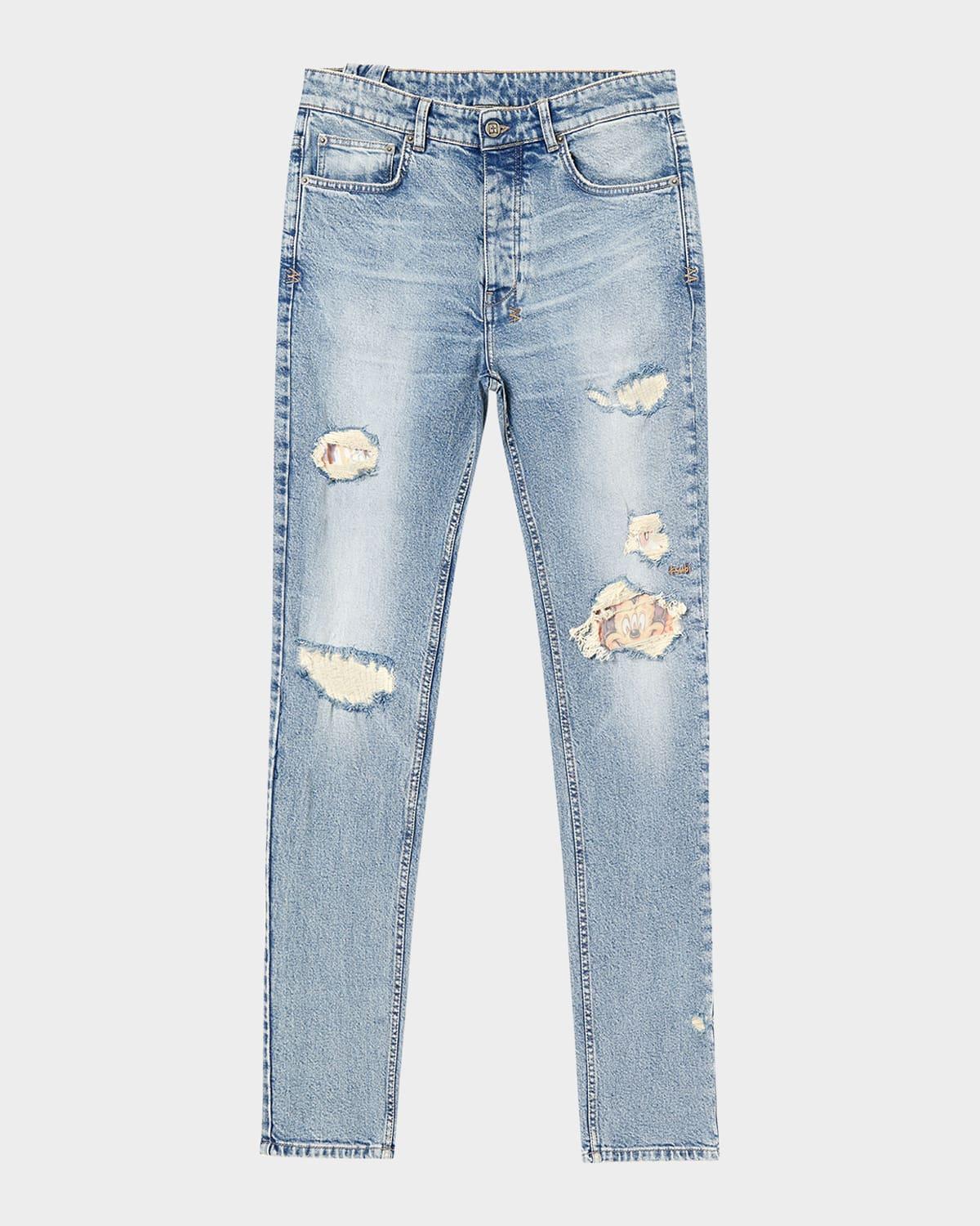 Mens Chitch Champagne Destroy Sketch Jeans Product Image