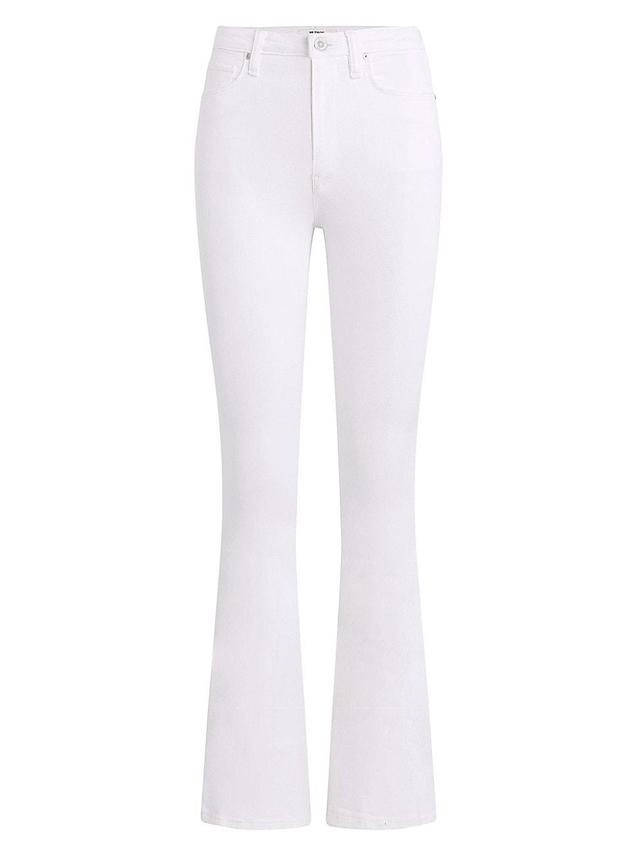 Hudson Jeans Holly High Rise Flare Jean in White. Size 27, 29, 30, 31, 33, 34. Product Image