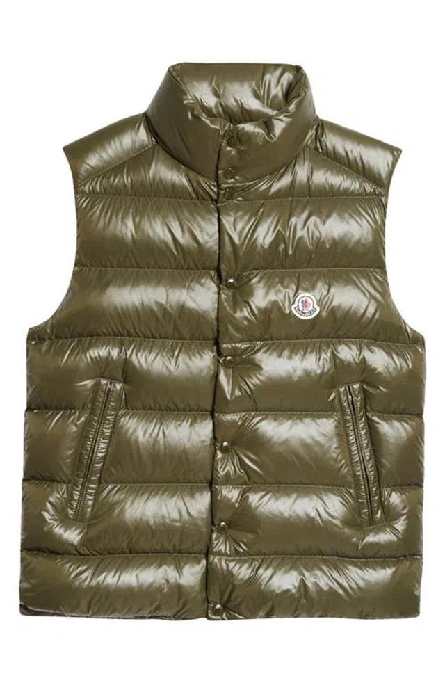 MONCLER Tibb Down Puffer Vest In Green Product Image