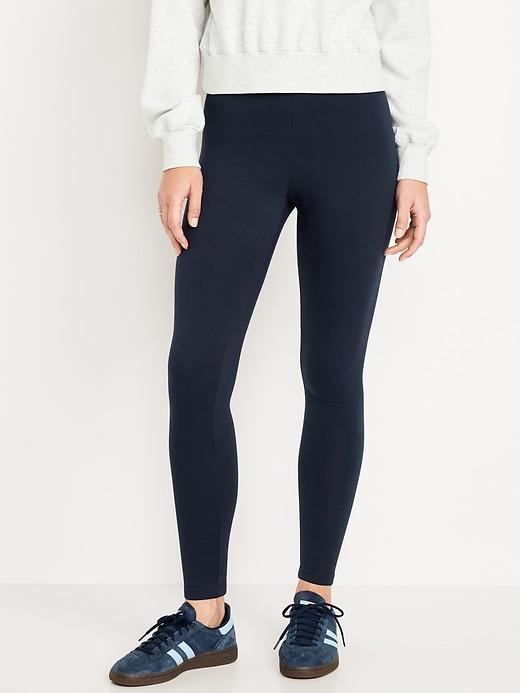 High-Waisted Fleece-Lined Leggings Product Image