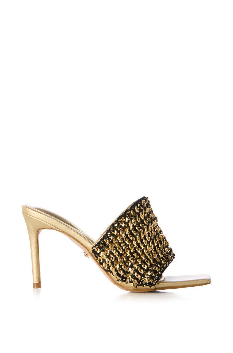 AZALEA WANG RIZALINO GOLD CHAIN SANDAL Product Image