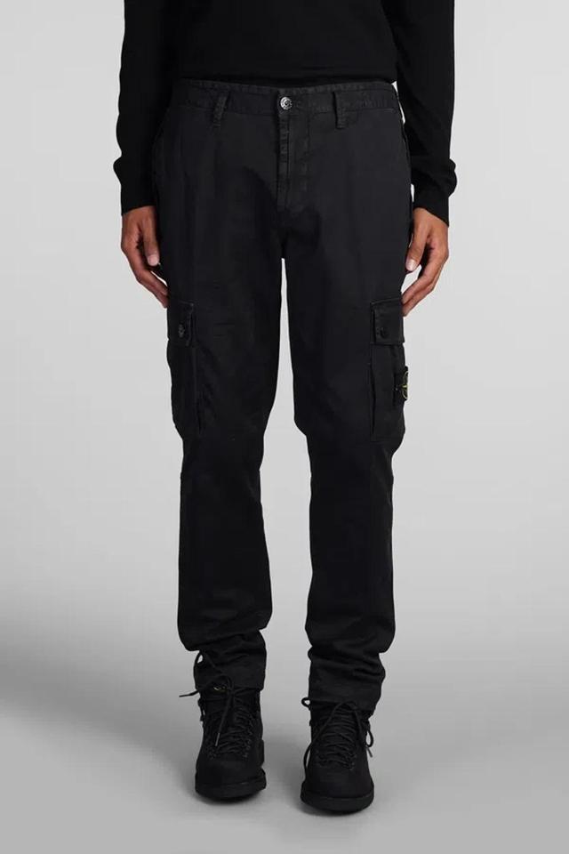 STONE ISLAND Pants In Schwarz Product Image