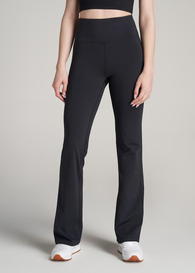 AT Balance Tall Women's Flare Yoga Pants in Charcoal Product Image