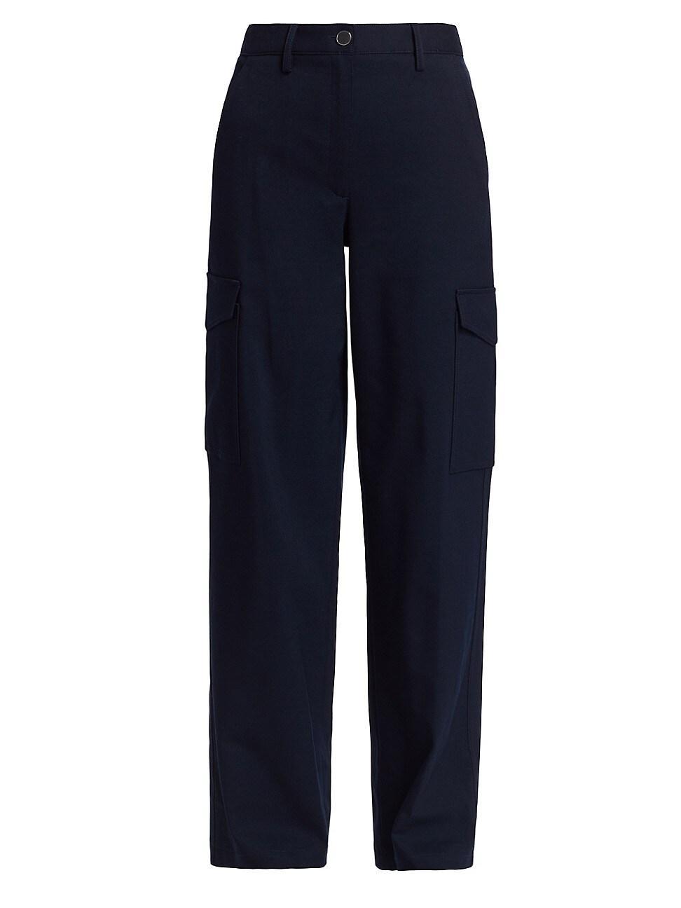 Womens Stretch Wool Cargo Pants Product Image