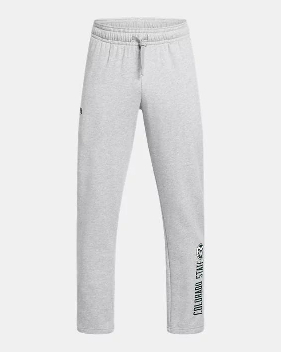 Mens UA Rival Fleece Collegiate Open Bottom Pants Product Image