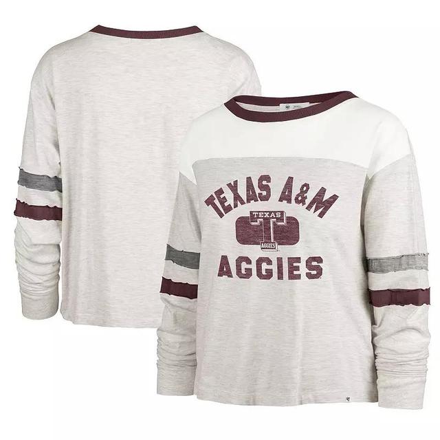 Womens 47 Oatmeal Texas A&M Aggies Vault All Class Lena Long Sleeve T-Shirt Product Image