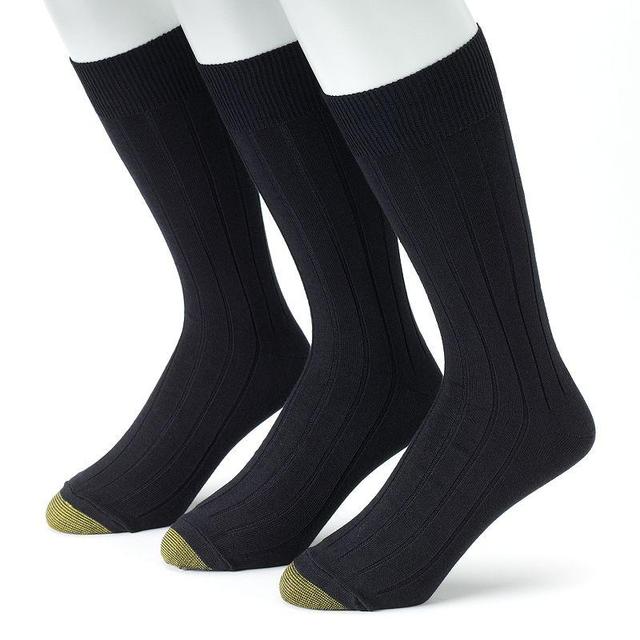 Mens GOLDTOE 3-pack Hampton Crew Socks Product Image