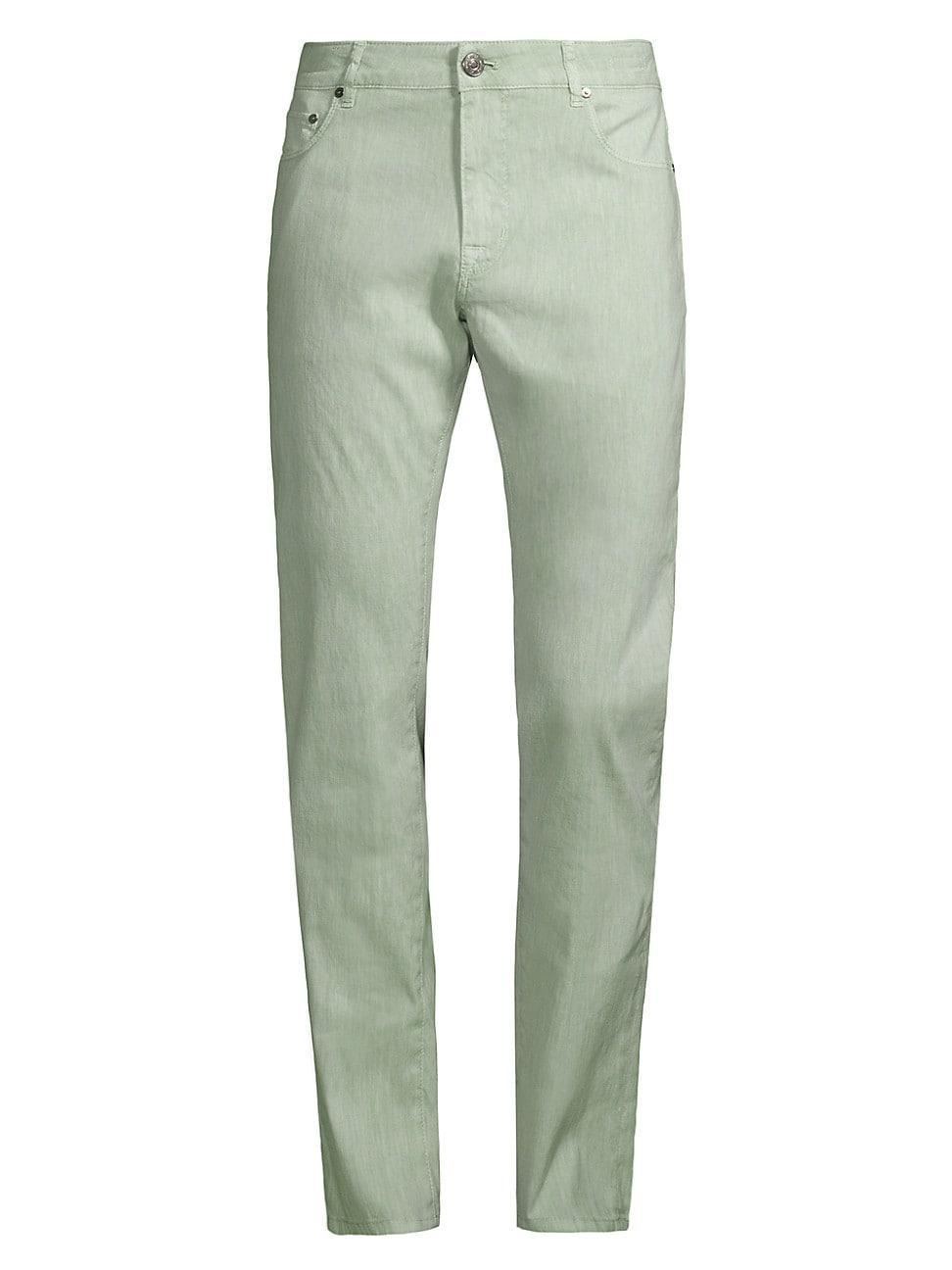 Mens Delave Linen Straight-Leg Jeans Product Image