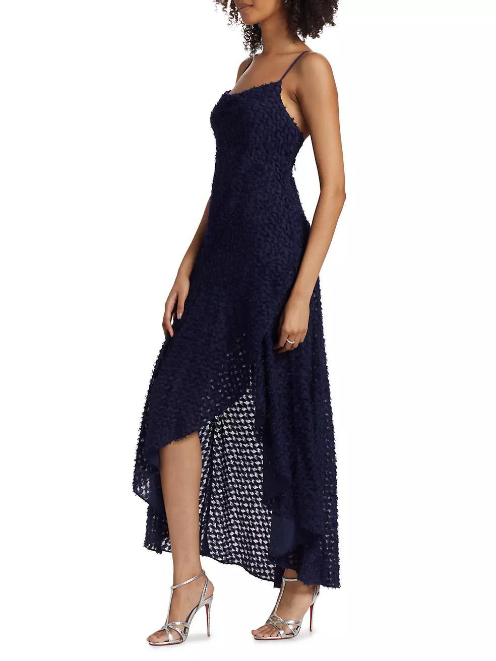 Lorena Textured High-Low Maxi Dress Product Image